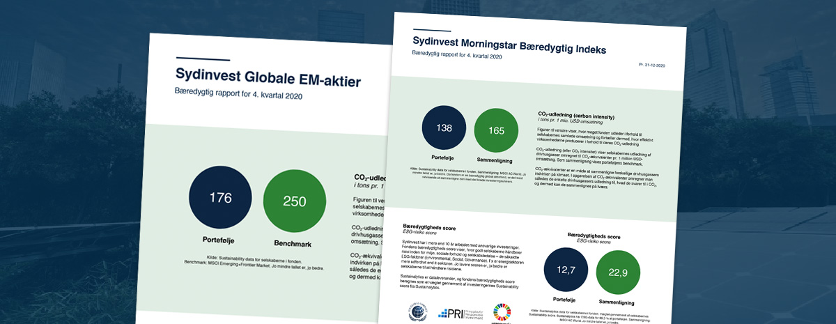 Nye ESG-rapporter på sydinvest.dk