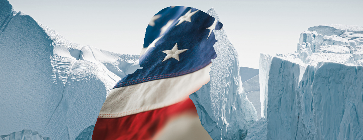 Trump Silhuet Groenland